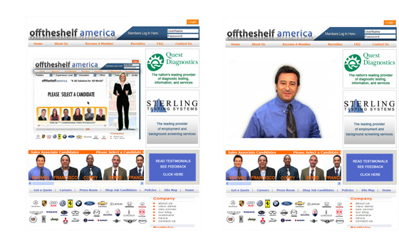 Portfolio: Video Spokesperson Website Design